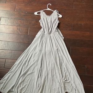 Silver Sparkly Dress Large Adult